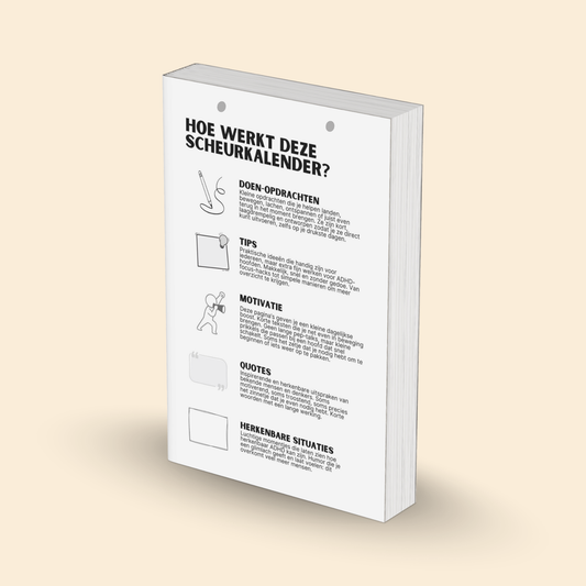 ADHD Scheurkalender 2026