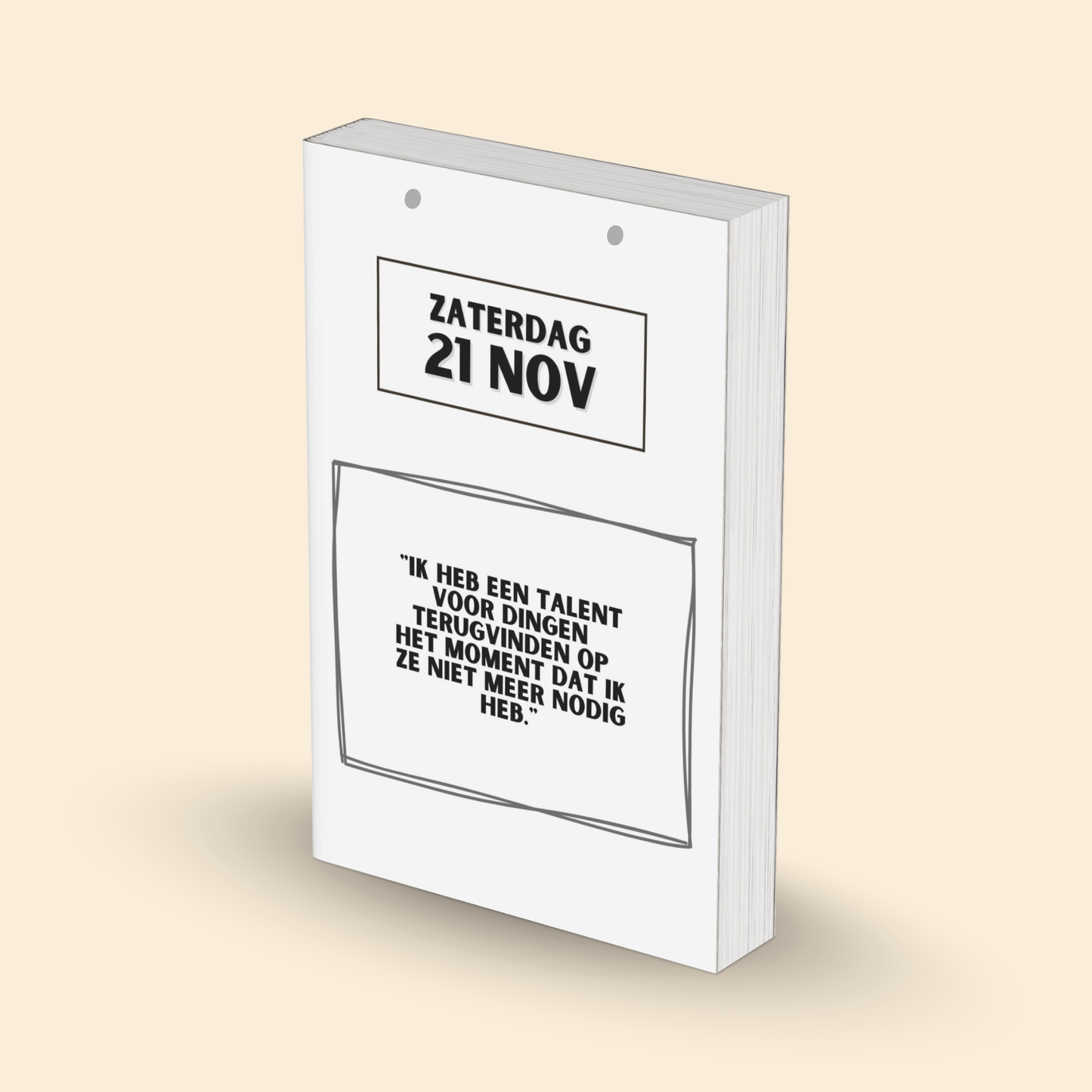 ADHD Scheurkalender 2026