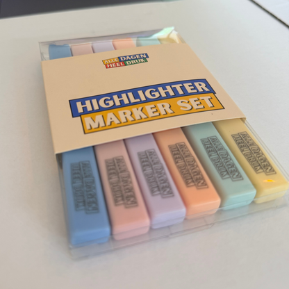 Highlighter Marker Set (6 Kleuren)