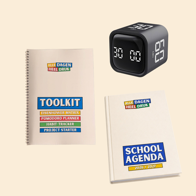 Agenda + Focus Toolkit + Pomodoro Dobbel