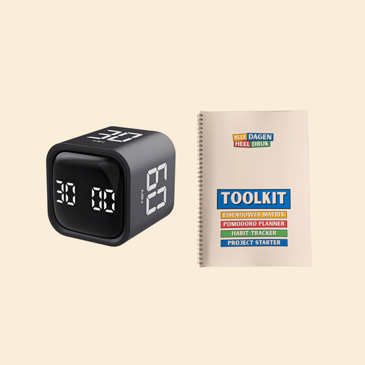 Pomodoro Dobbel + Focus Toolkit