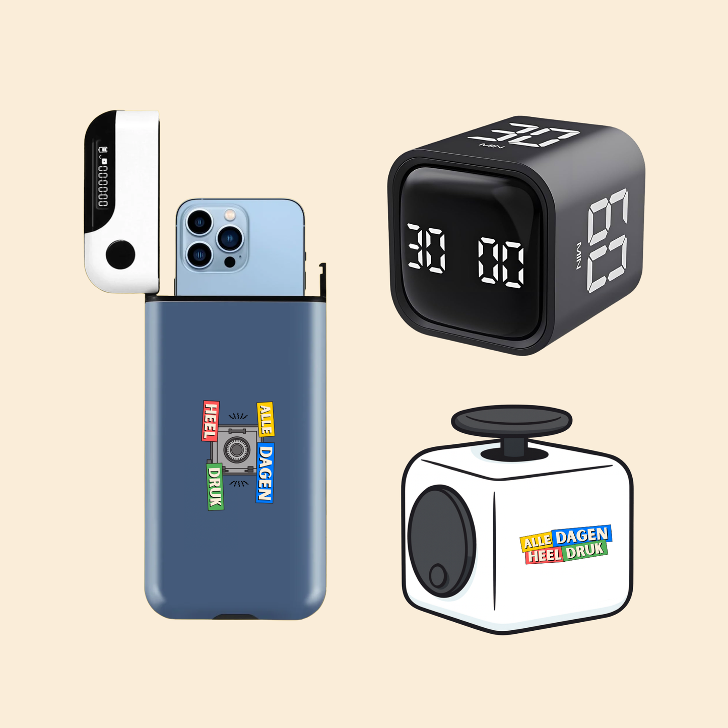 Pomodoro Dobbel + Dopamine Dobbel + Hocus Focus Doos