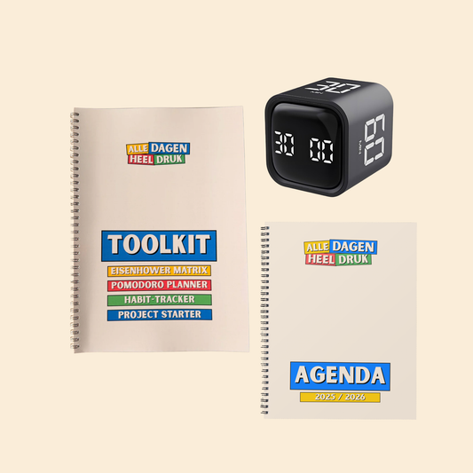 Agenda + Focus Toolkit + Pomodoro Dobbel
